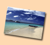 boat on sandy beach